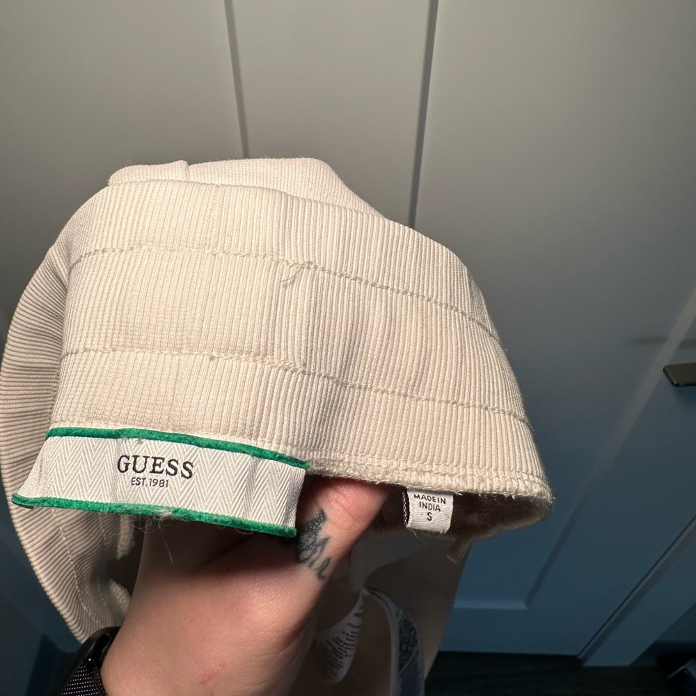 Guess Cream Drawstring Active Shorts - Picture 3 of 3